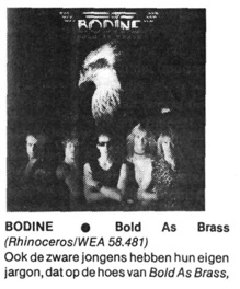 1982-08-11 OOR Bodine-Bold As Brass review tn
